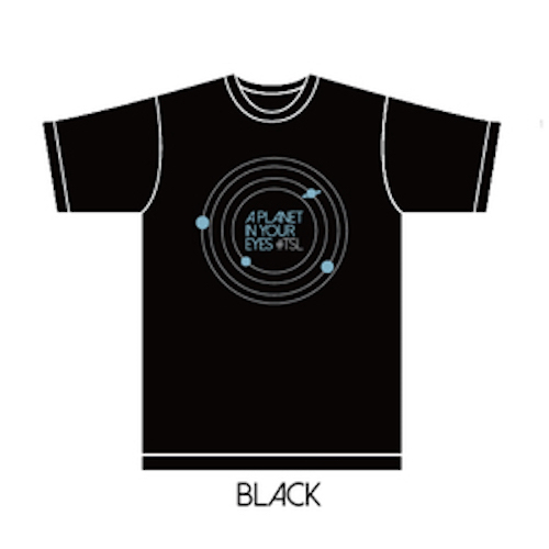 「LIVE TRIANGLE VER.1.0」A Planet in Your Eyes TEE (ブラックL)