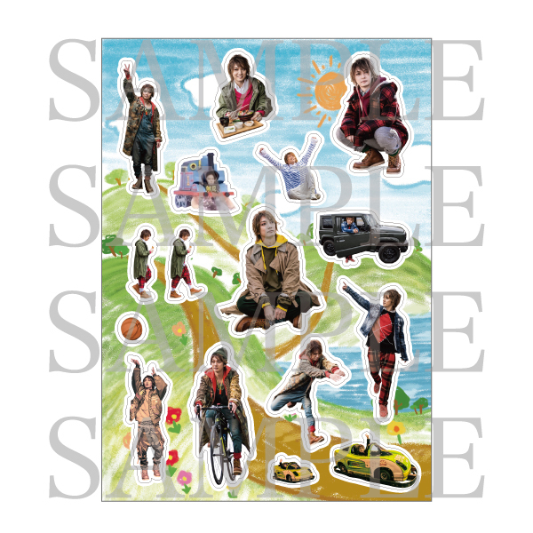 喜矢武豊バースデー 21 ステッカー