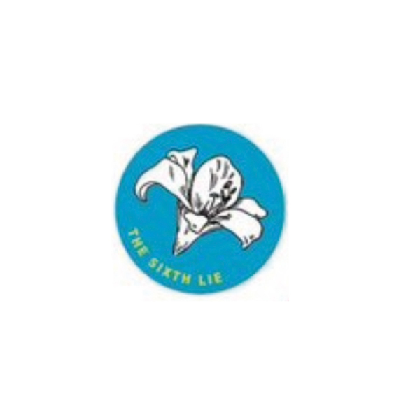 T6L Liars 缶バッジ(Lily blue)