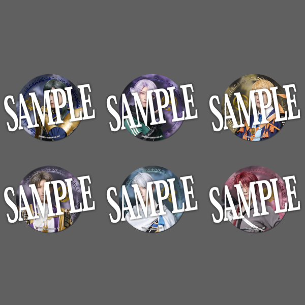 追加グッズ】【静かなる夜半の寝ざめ】ランダム缶バッジ(戦闘ver.)全6種