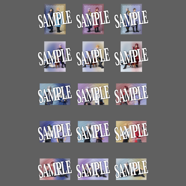 【追加グッズ】【静かなる夜半の寝ざめ】ランダムペアブロマイド(ライブver.)全15種