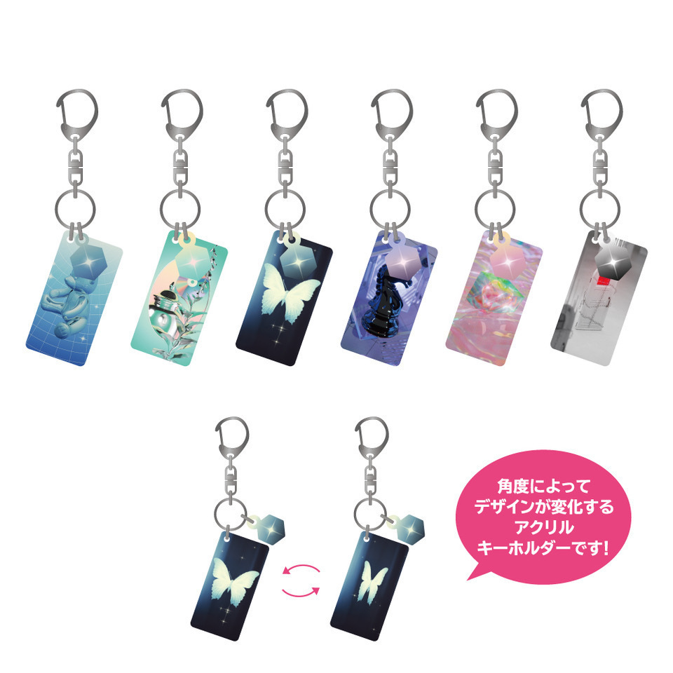 6 songs 3D key chain